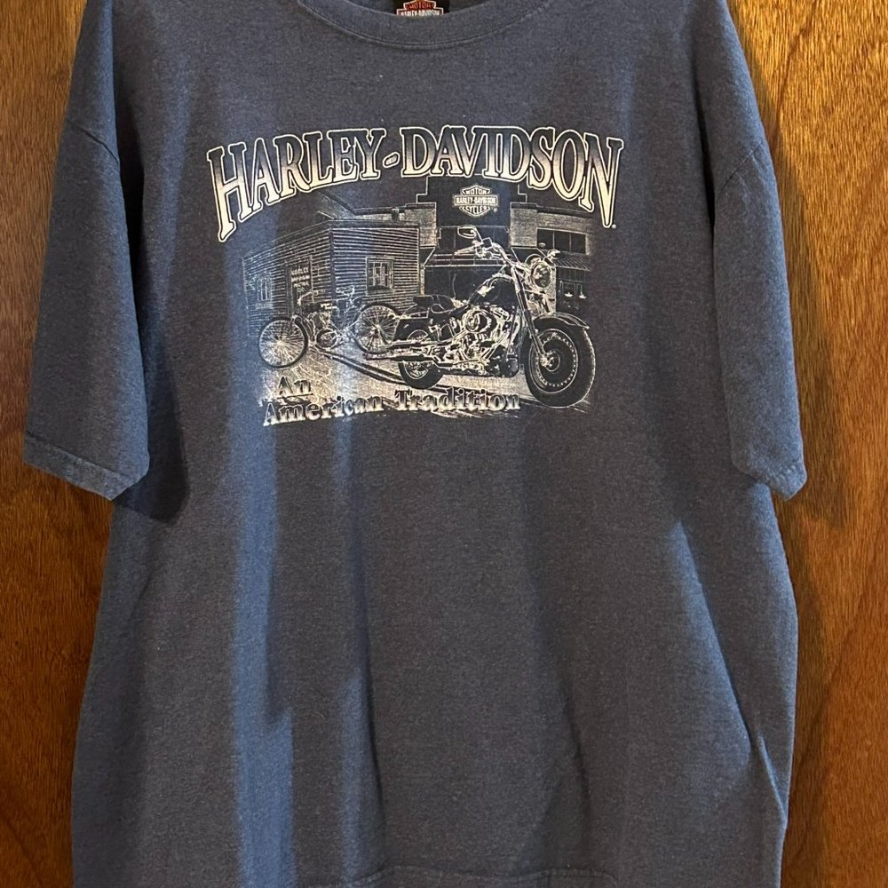 Mens Harley Davidson XL Tshirt From The Worlds Most Famous Beach, DB, FL